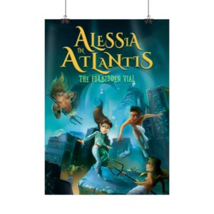 Alessia in Atlantis - The Forbidden Vial poster (matte or glossy)