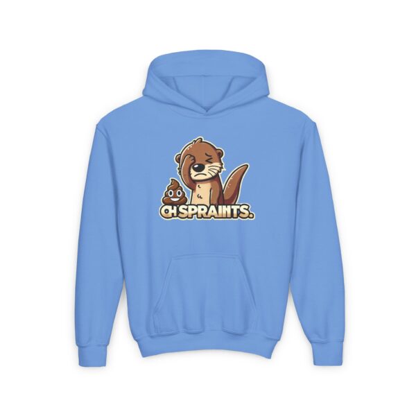 Oh Spraints (Otter poo) Heavy Blend Hoodie (kids and teens) - Image 6