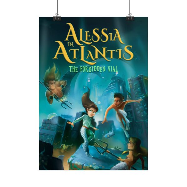 Alessia in Atlantis - The Forbidden Vial poster (matte or glossy) - Image 2