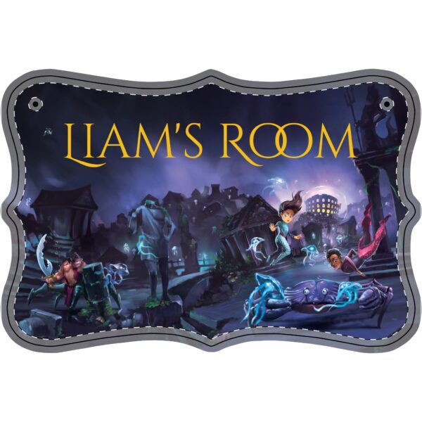 Personalized Bedroom Wood Panel Sign