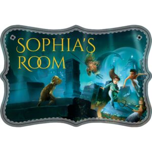 Personalized Wood Panel Bedroom Sign