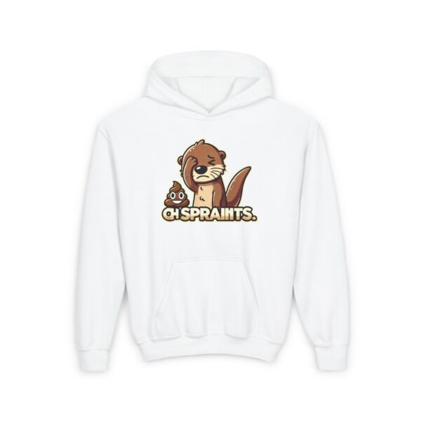 Oh Spraints (Otter poo) Heavy Blend Hoodie (kids and teens)